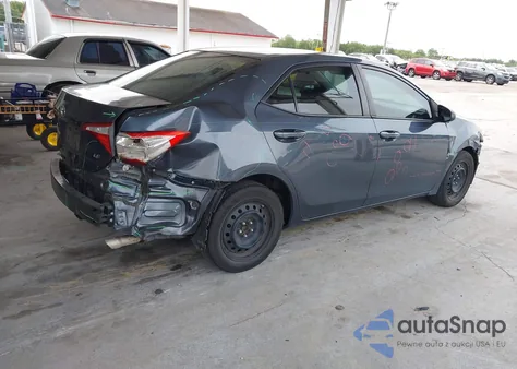 2016 Toyota Corolla Le из США, поврежденный, VIN 2T1BURHE0GC643966